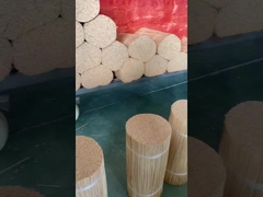 বাঁশের কাঠের মাথা কাটা