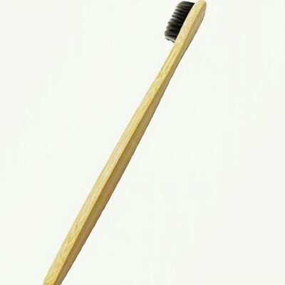 Eco-Friendly Bamboo Toothbrush with 100% Mao Bamboo Handle and Custom Nano Soft Bristles for Hotel or Travel
