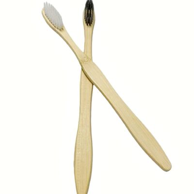 প্রাকৃতিক হ্যান্ডেল নরম ব্রাশ বাঁশের টুথব্রাশ বায়োডেগ্রেডেবল ইকো বন্ধুত্বপূর্ণ প্রাপ্তবয়স্ক শিশু পোর্টেবল টুথব্রাশ